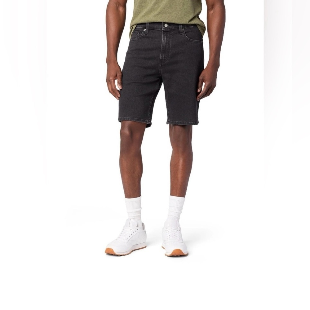 Men's Black Jean Shorts